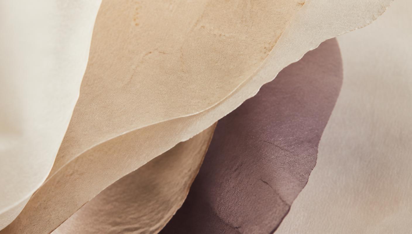 Capas de papel superpuestas